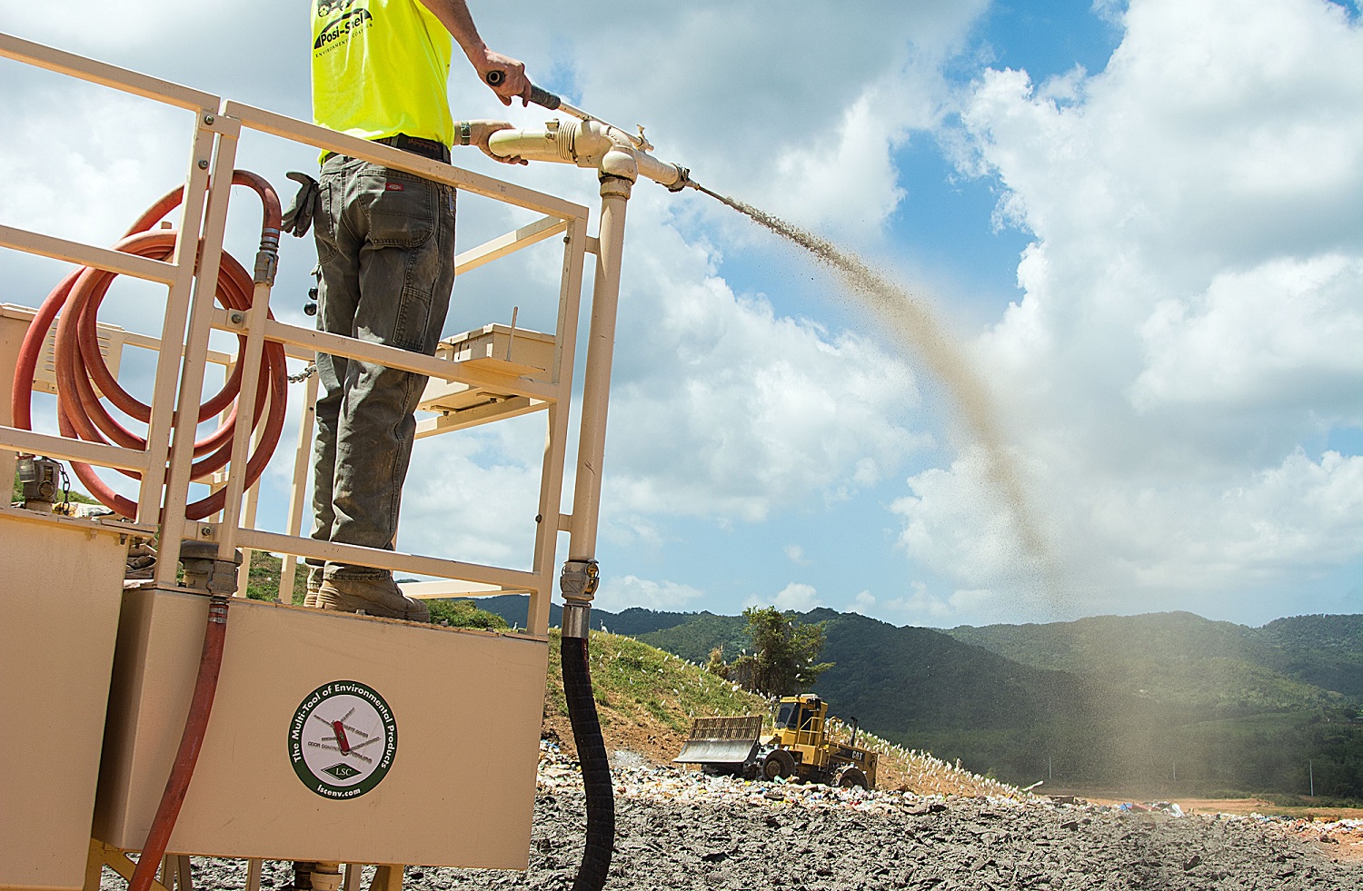 MESA COUNTY LANDFILL SAVES OVER $1 MILLION USING INNOVATIVE COMBINATION OF WASTE LATEX PAINT AND POSI-SHELL COVER SYSTEM